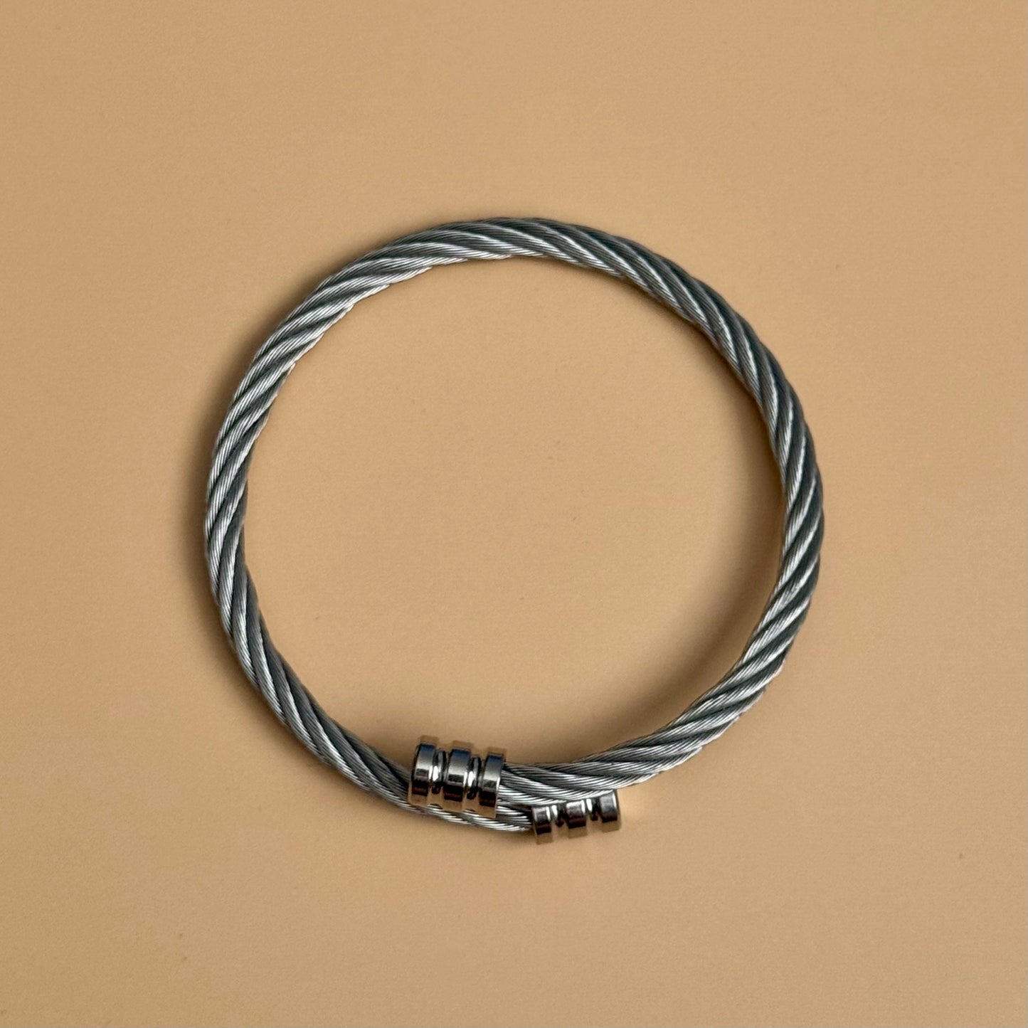 Silver Rope Bracelet