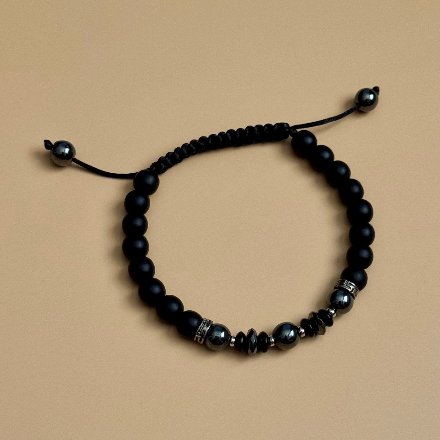 Barocco Hematite Shamballa Bracelet