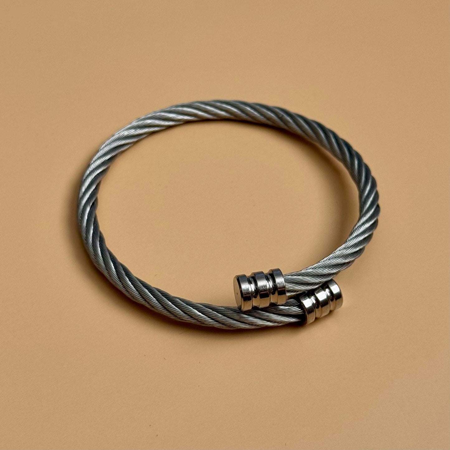 Silver Rope Bracelet