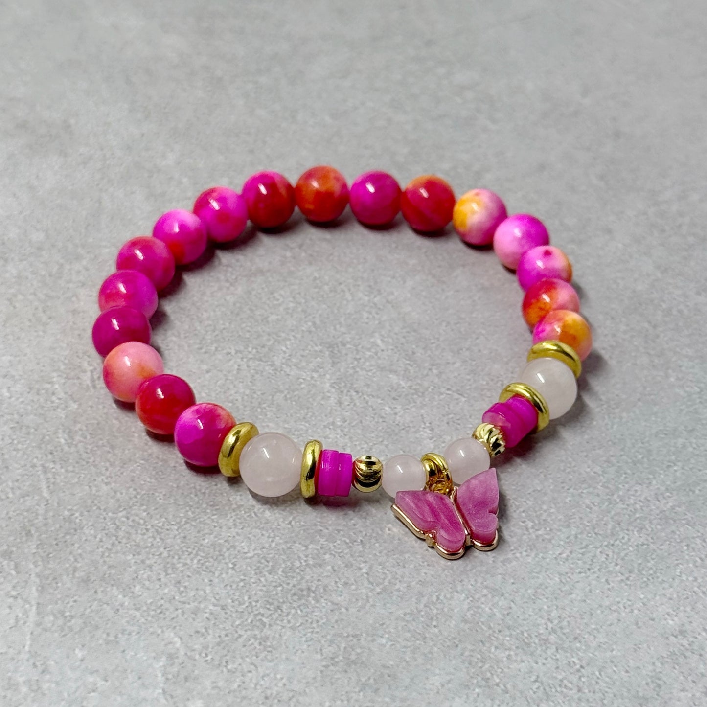 Mariposa Gemstone Charm Bracelet