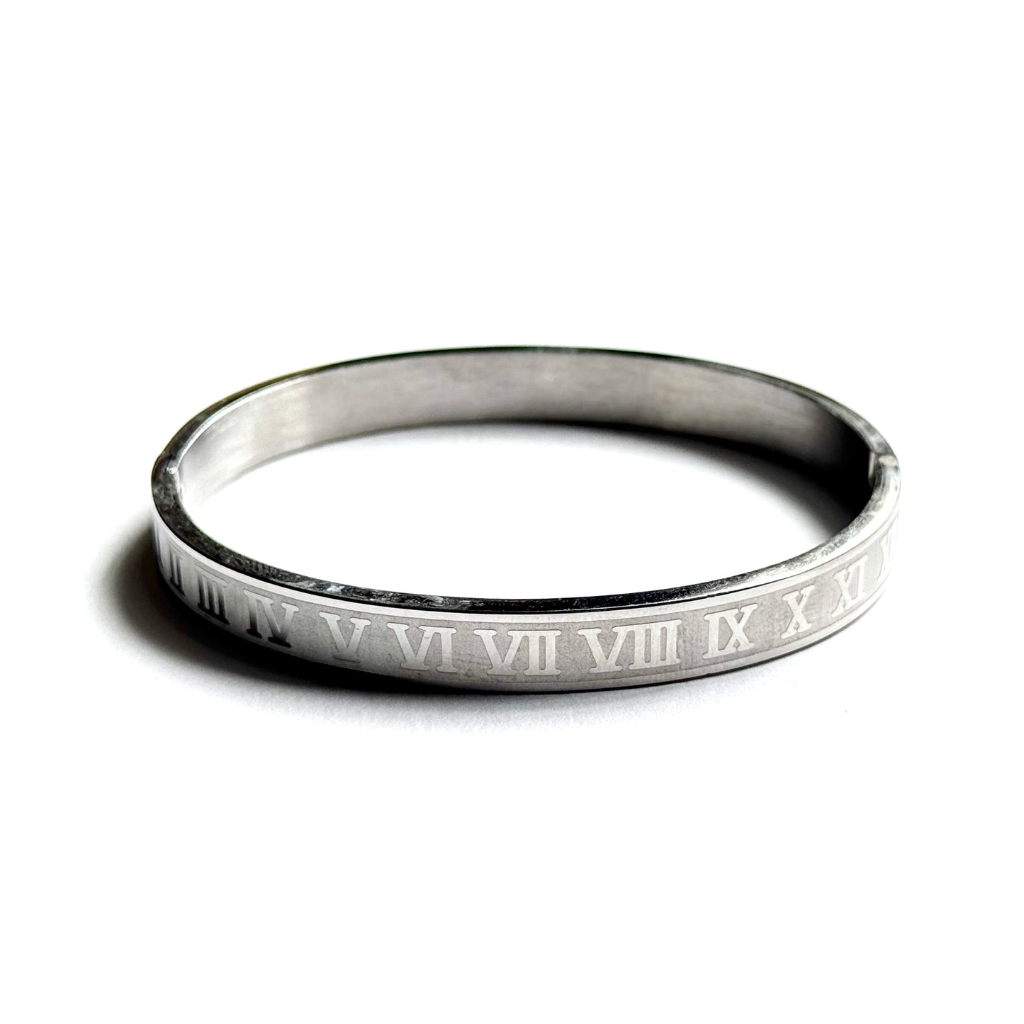 Roman Numeral Bracelet (Silver)