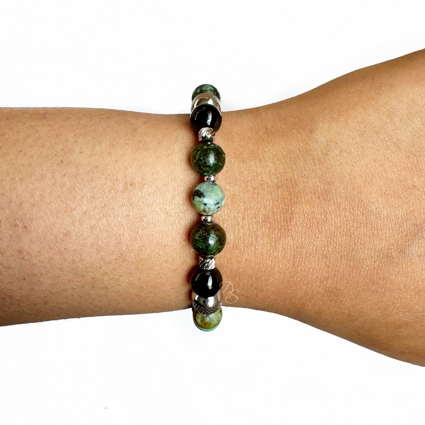 African Turquoise Gemstone Bracelet