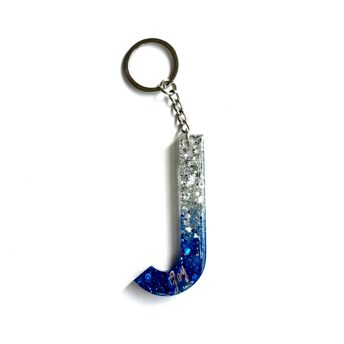 Joy Keychain (Blue/Silver)