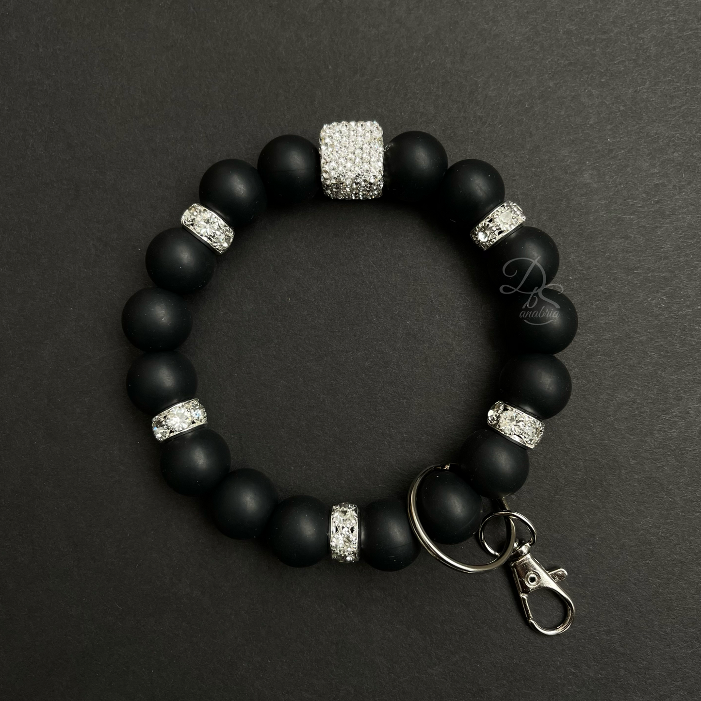 Noir Glam Wristlet