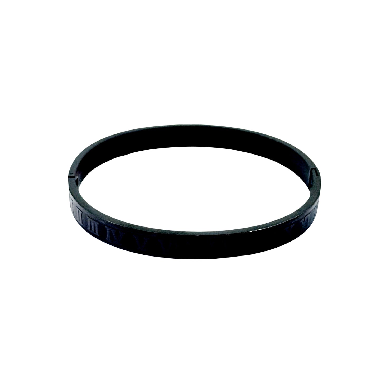 Roman Numeral Bracelet (Black)