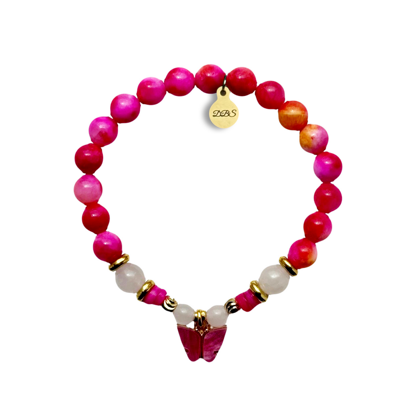Mariposa Gemstone Charm Bracelet