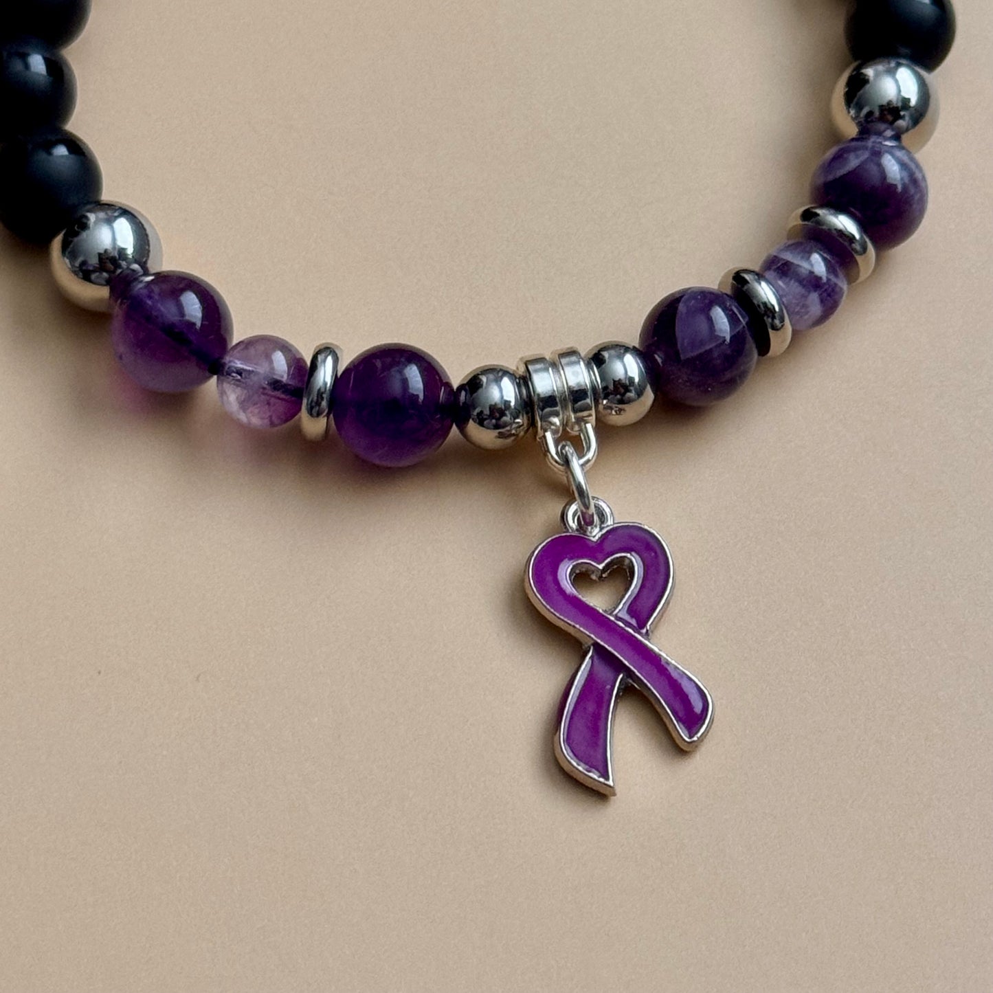 Domestic Violence Awareness Shamballa Bracelet