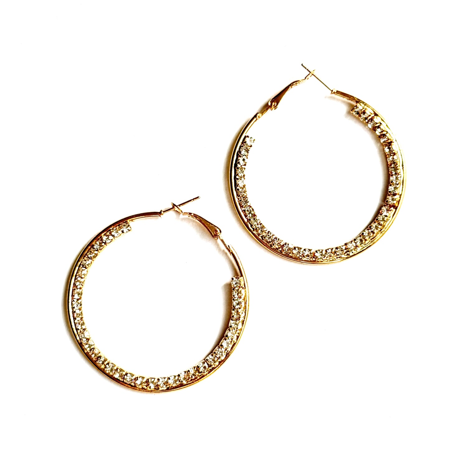 Razzle Hoop Earrings (Gold)