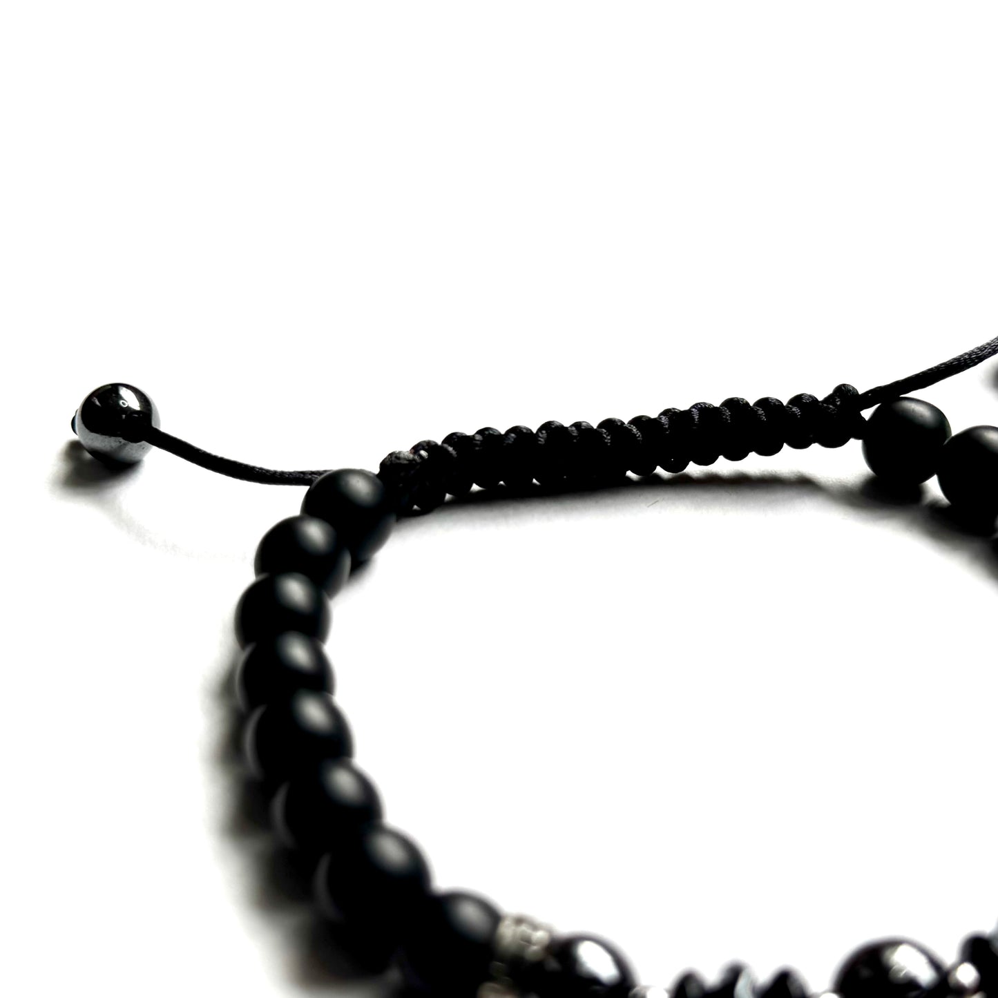 Barocco Hematite Shamballa Bracelet