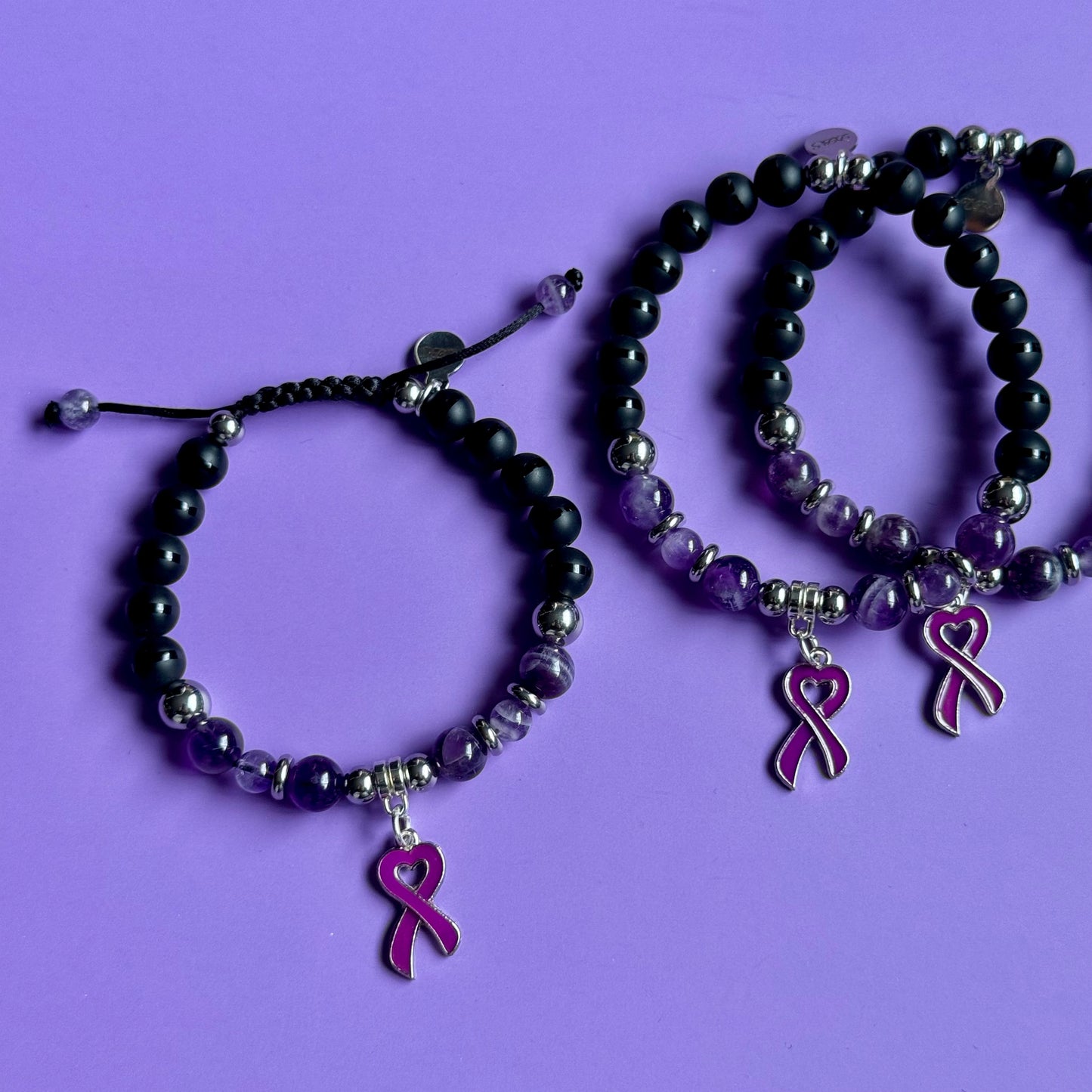 Domestic Violence Awareness Shamballa Bracelet