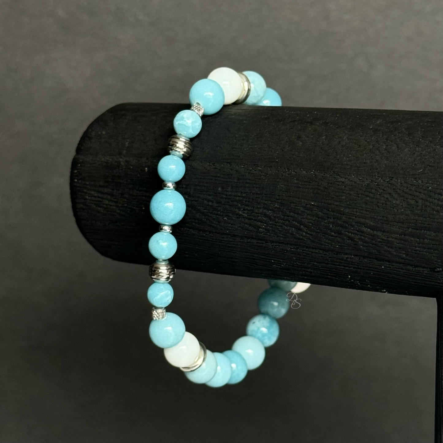 Larimar Jade Gemstone Bracelet