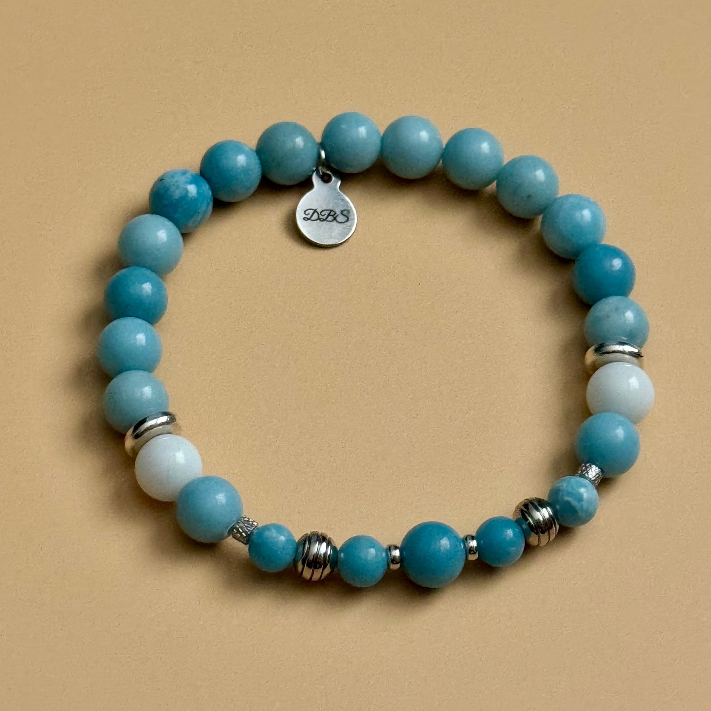 Larimar Jade Gemstone Bracelet