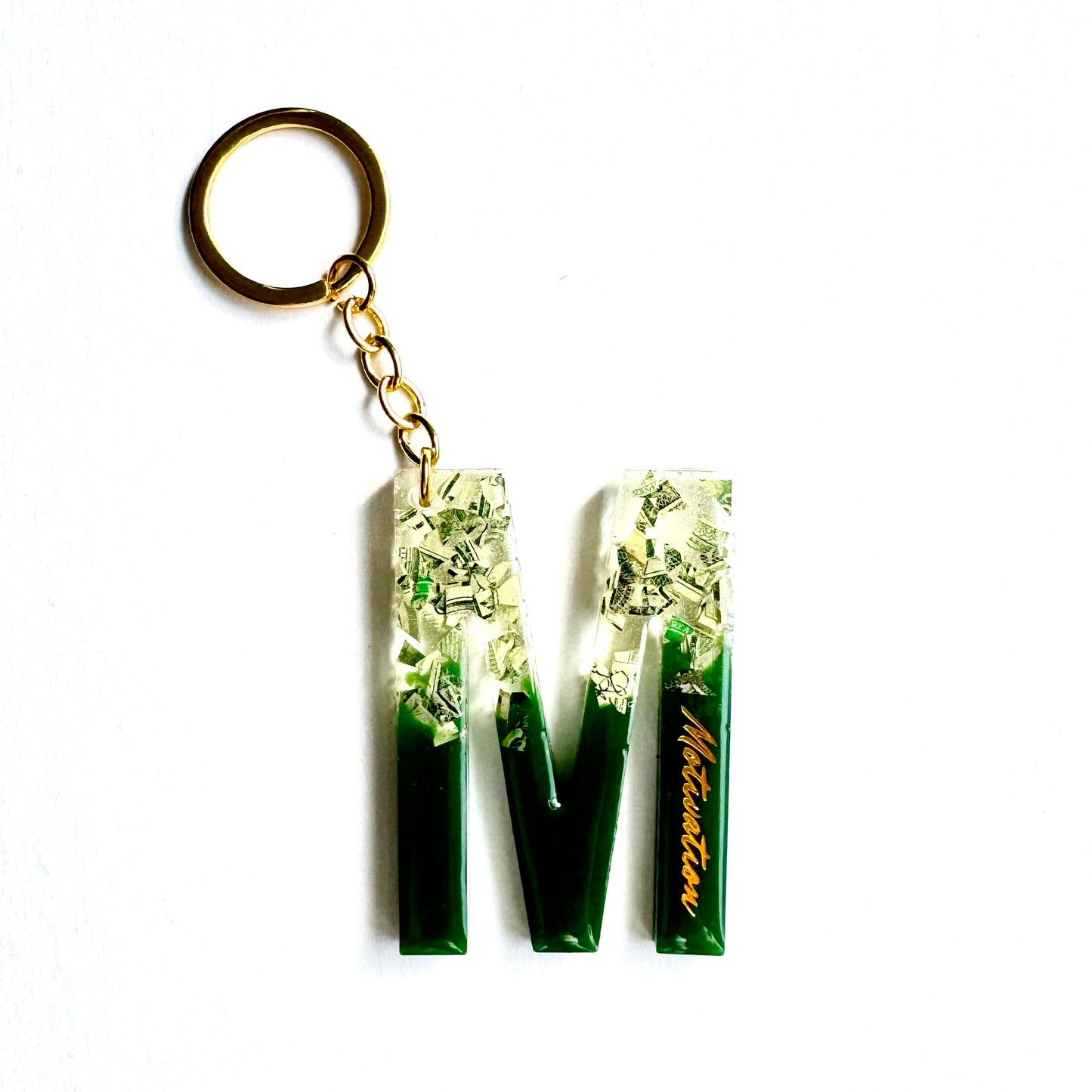 Motivation Keychain (Money Green)