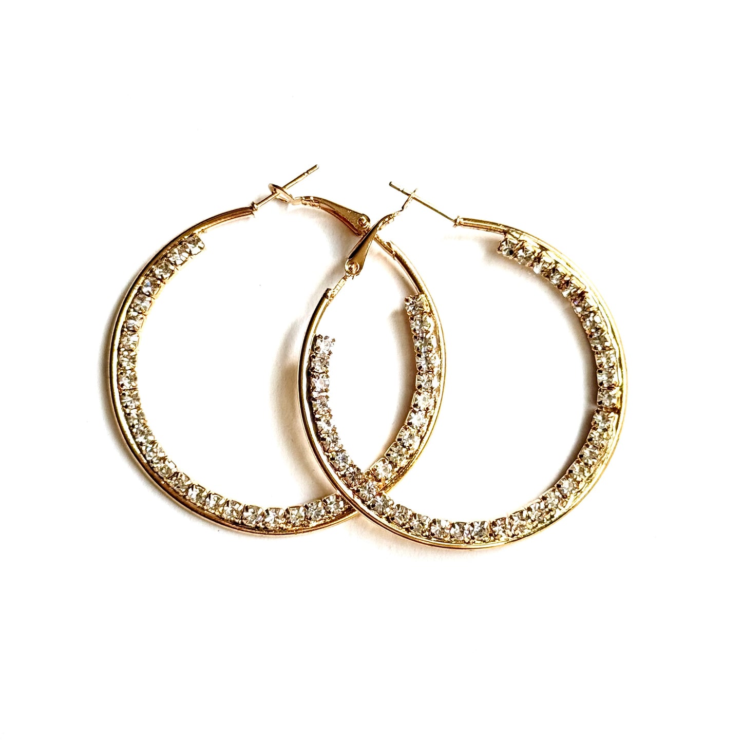 Razzle Hoop Earrings (Gold)