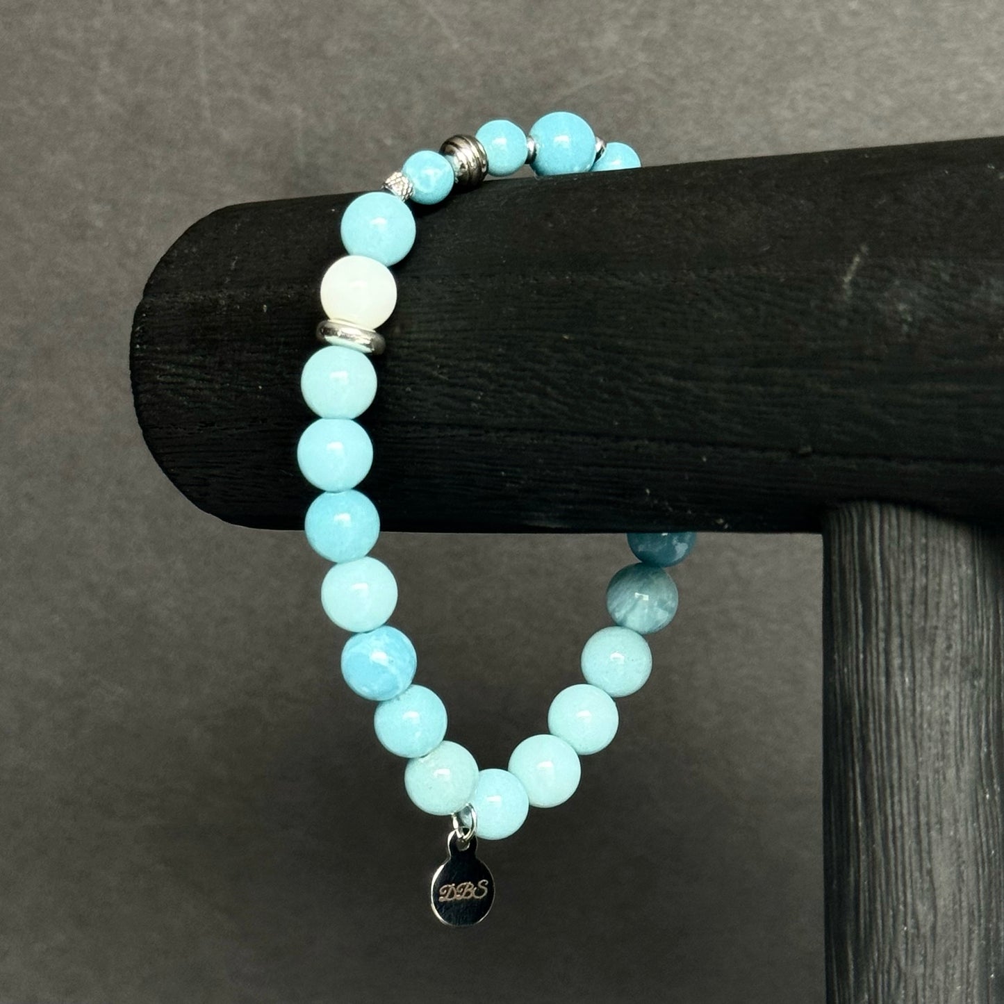Larimar Jade Gemstone Bracelet