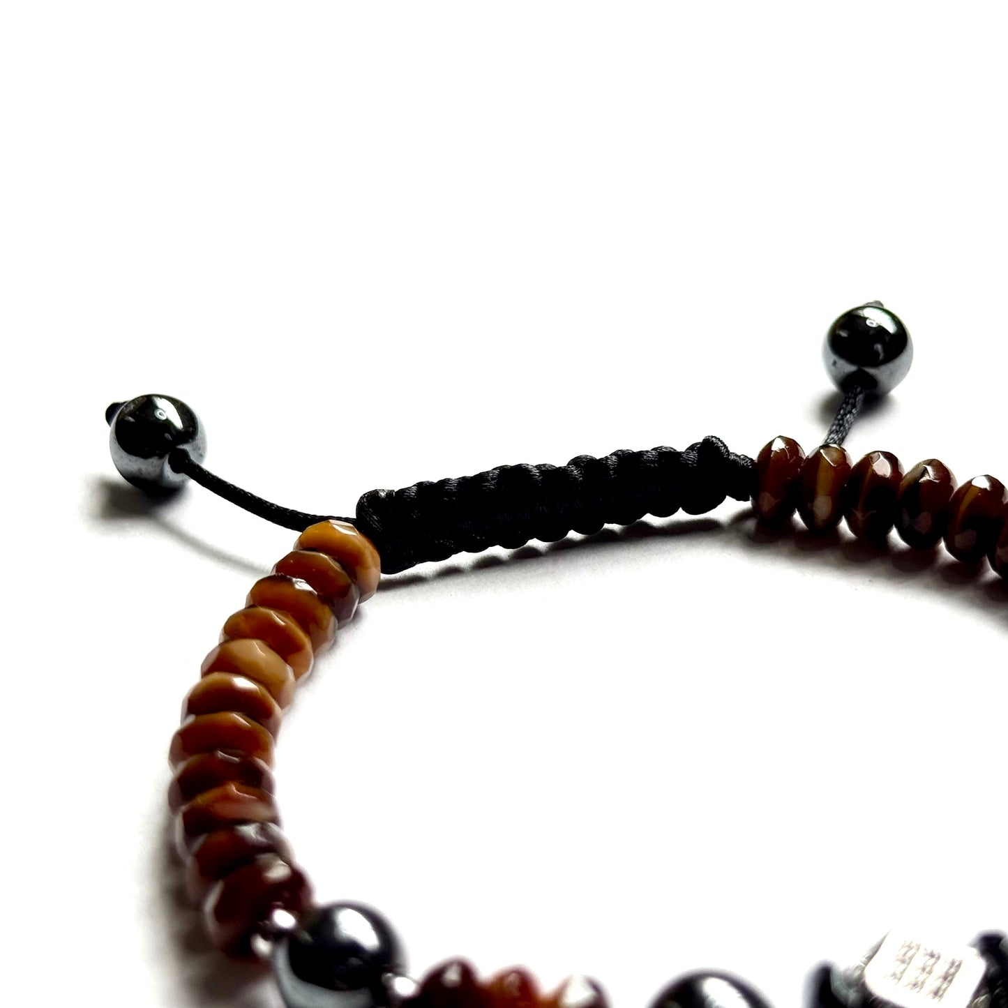 Showstopper Shamballa Bracelet (Round Tiger Eye)
