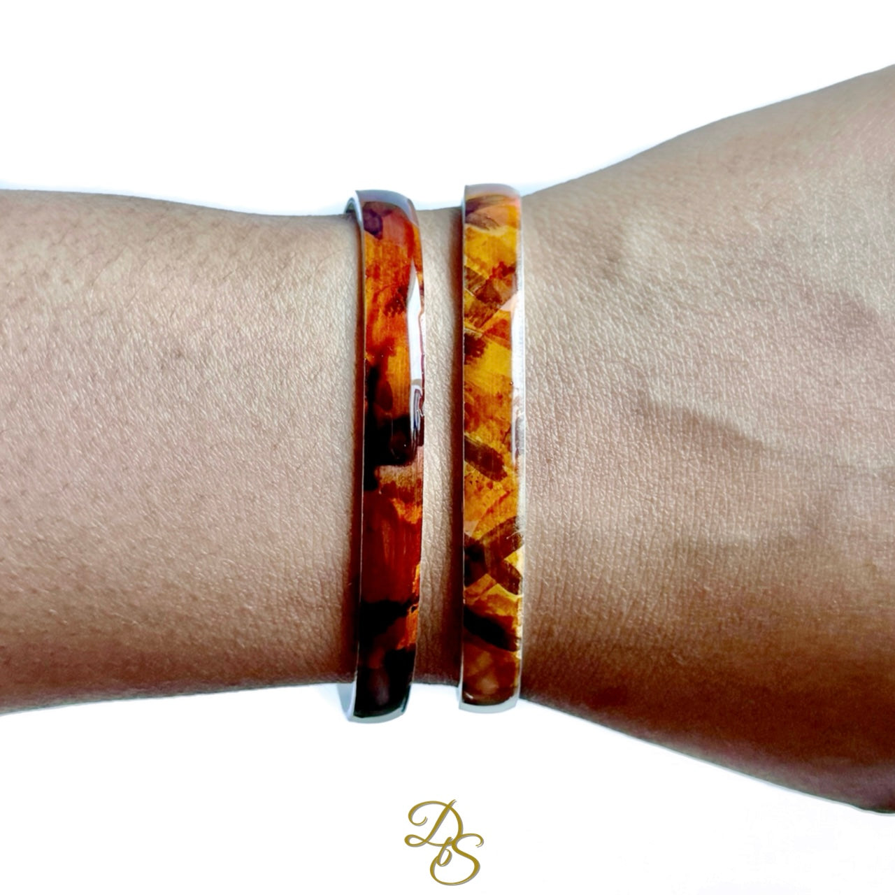 Shades Of Brown Cuff Bracelet Set