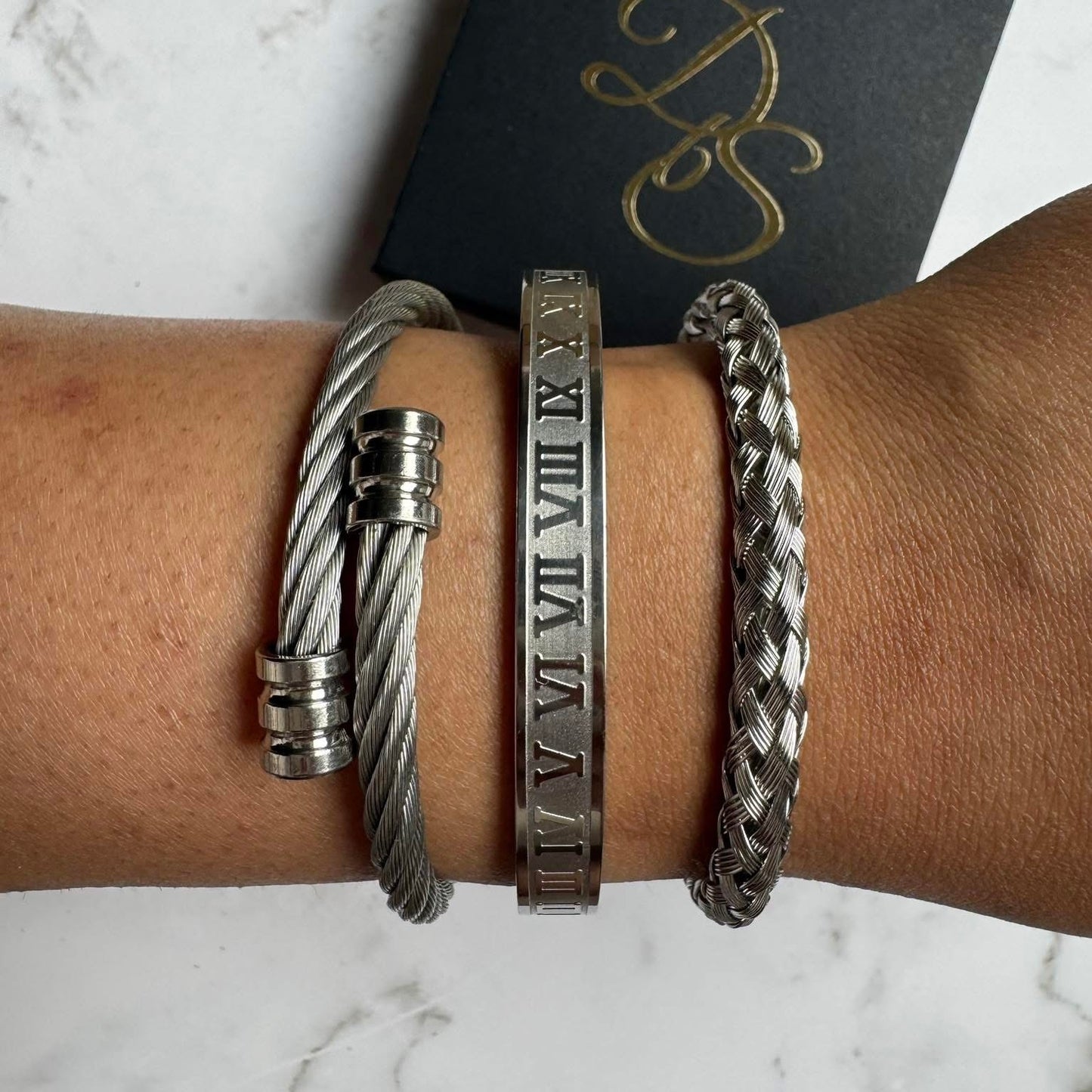 Silver Rope Bracelet