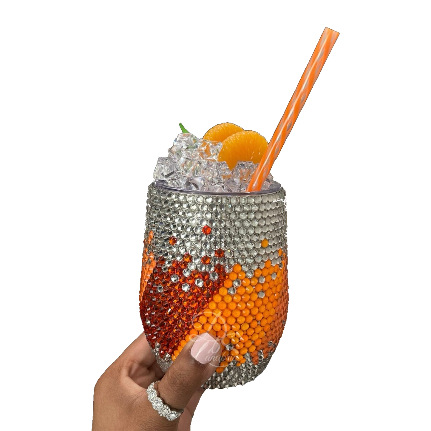 Orange Zest Cocktail Tumbler