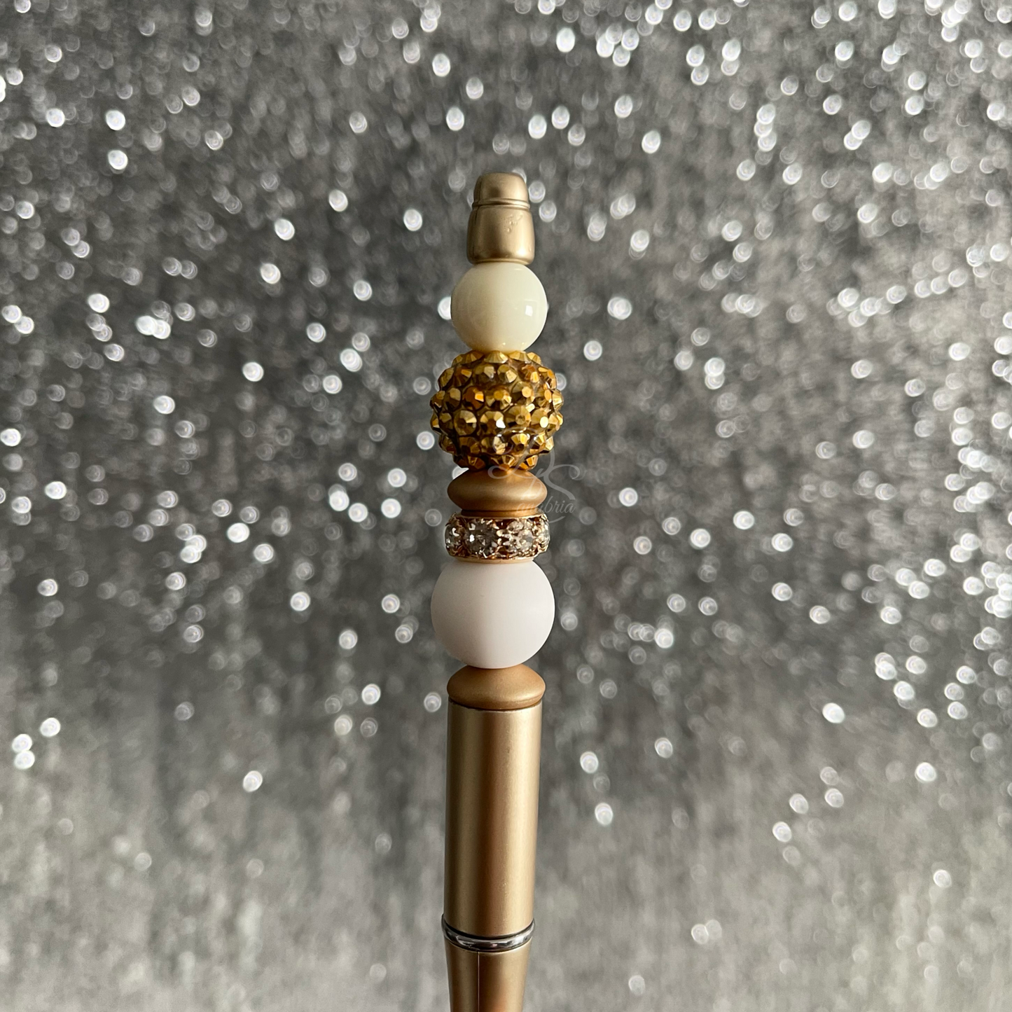 Golden Hour Beaded Pen