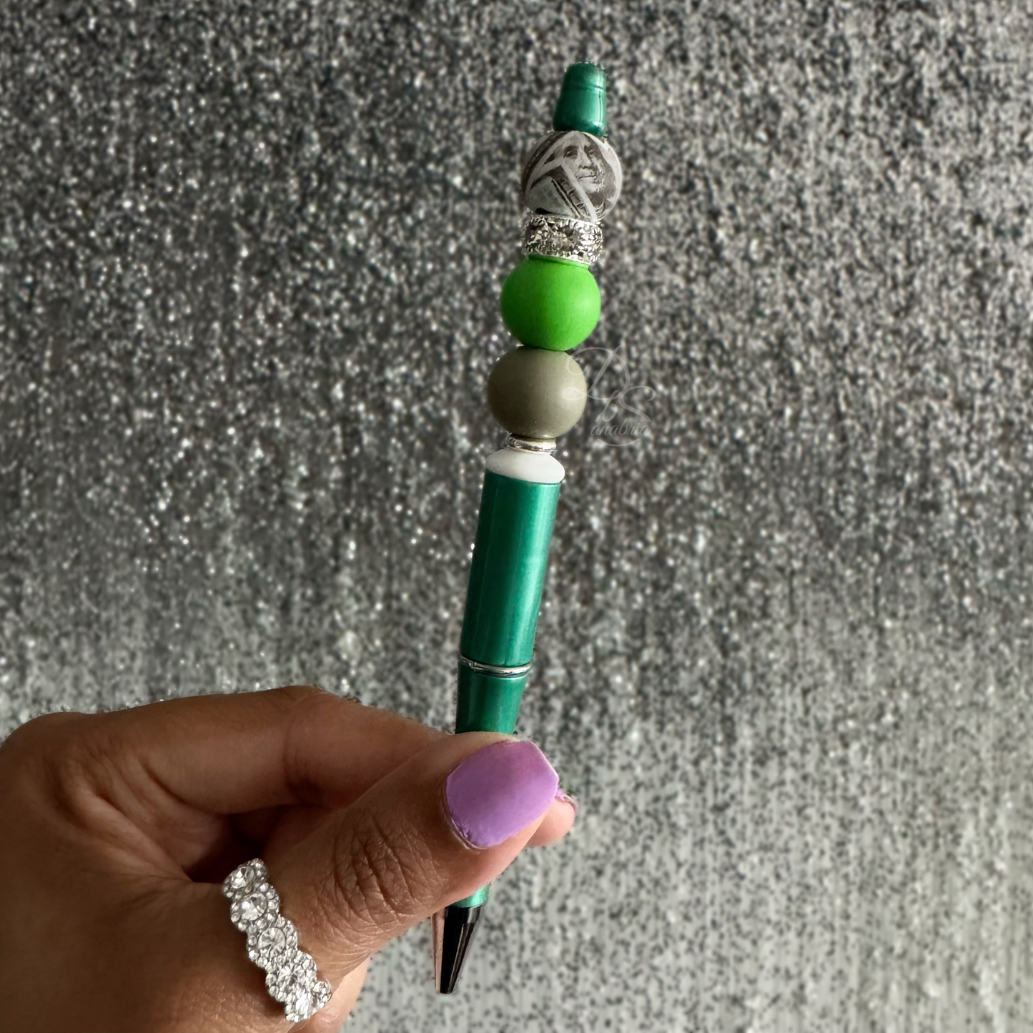 All About The Benjamins Beaded Pen
