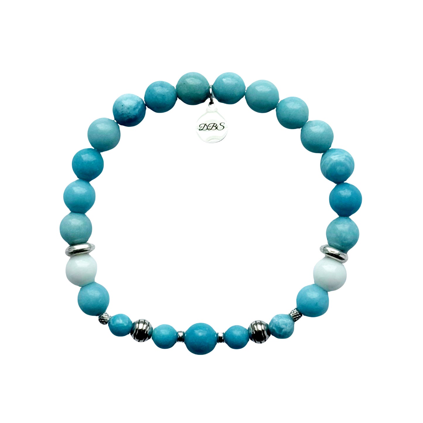 Larimar Jade Gemstone Bracelet