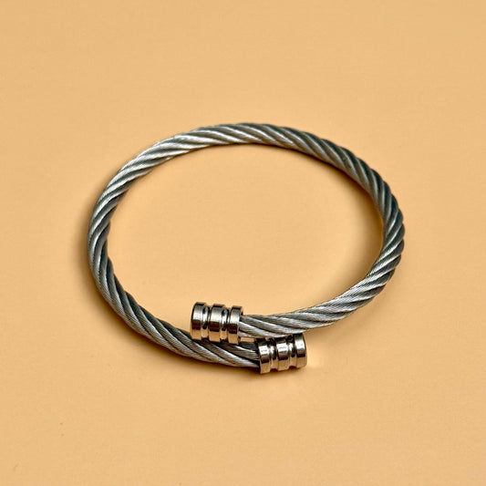Silver Rope Bracelet