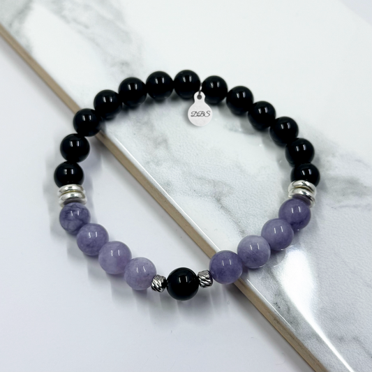 Lavender Chalcedony- Balance Gemstone Bracelet
