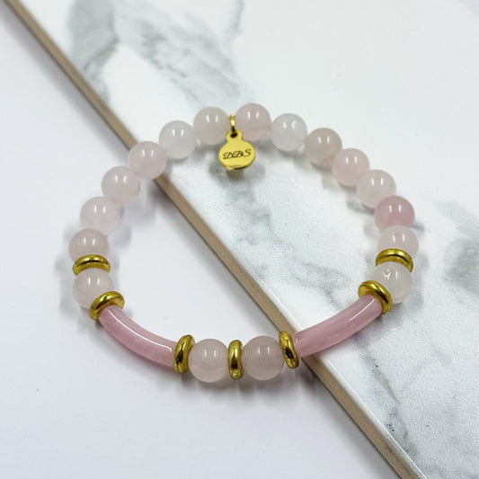 Rose Quartz Gemstone Bracelet