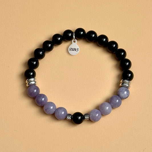 Lavender Chalcedony- Balance Gemstone Bracelet
