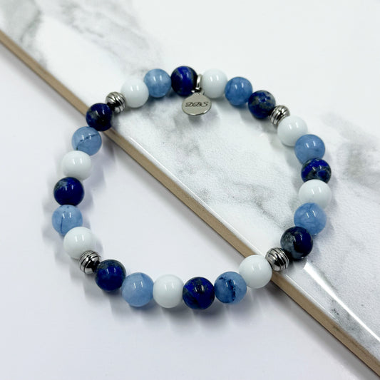 Three Peat Gemstone Bracelet