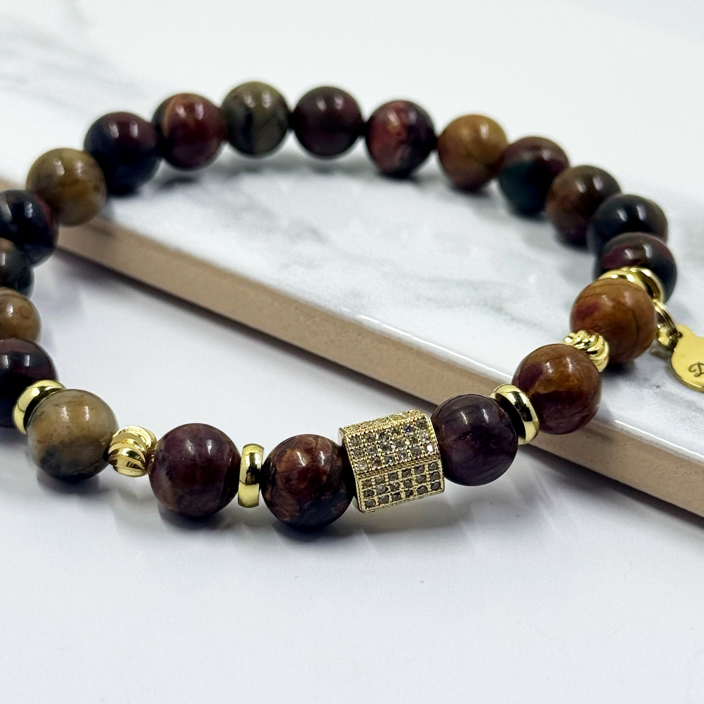 Red Creek Pavé Gemstone Bracelet