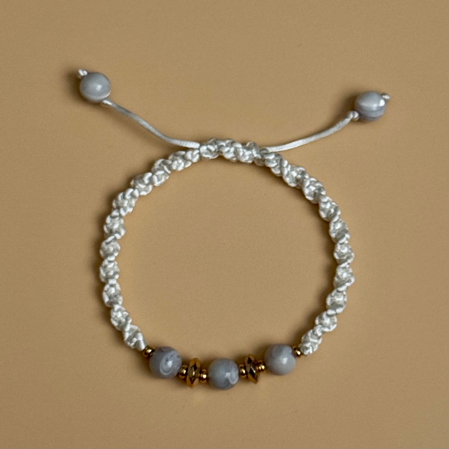 Mother Of Pearl Shamballa Bracelet