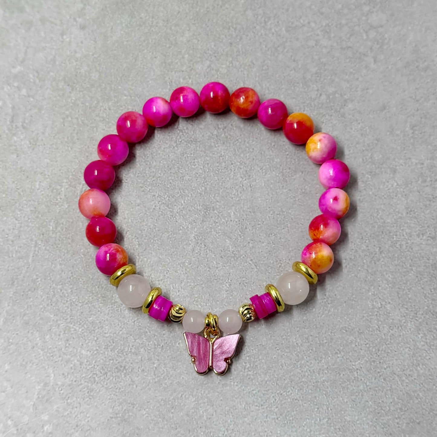 Mariposa Gemstone Charm Bracelet