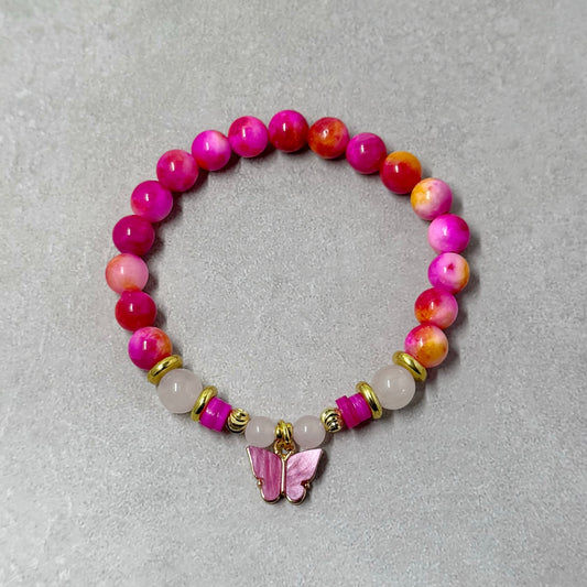 Mariposa Gemstone Charm Bracelet