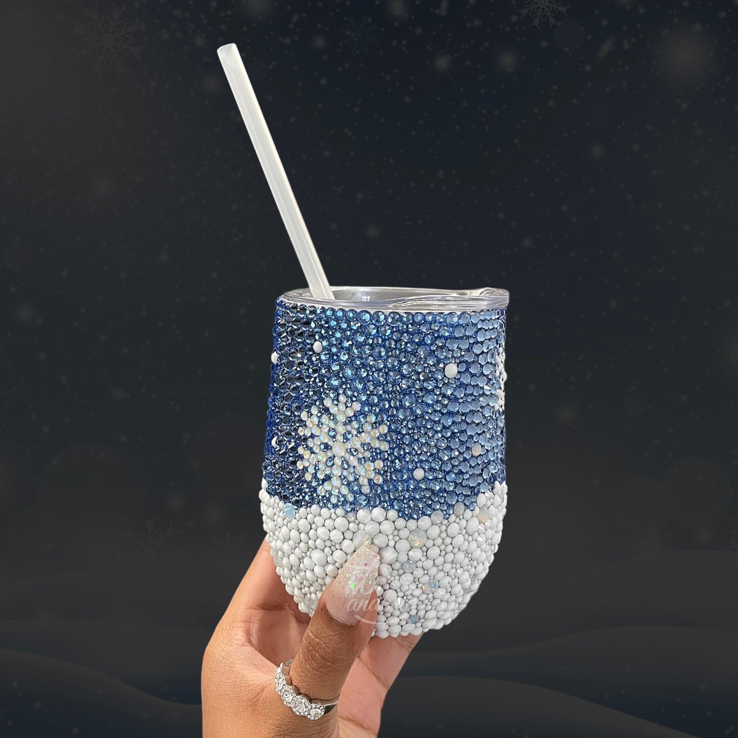 Let It Snow Cocktail Tumbler