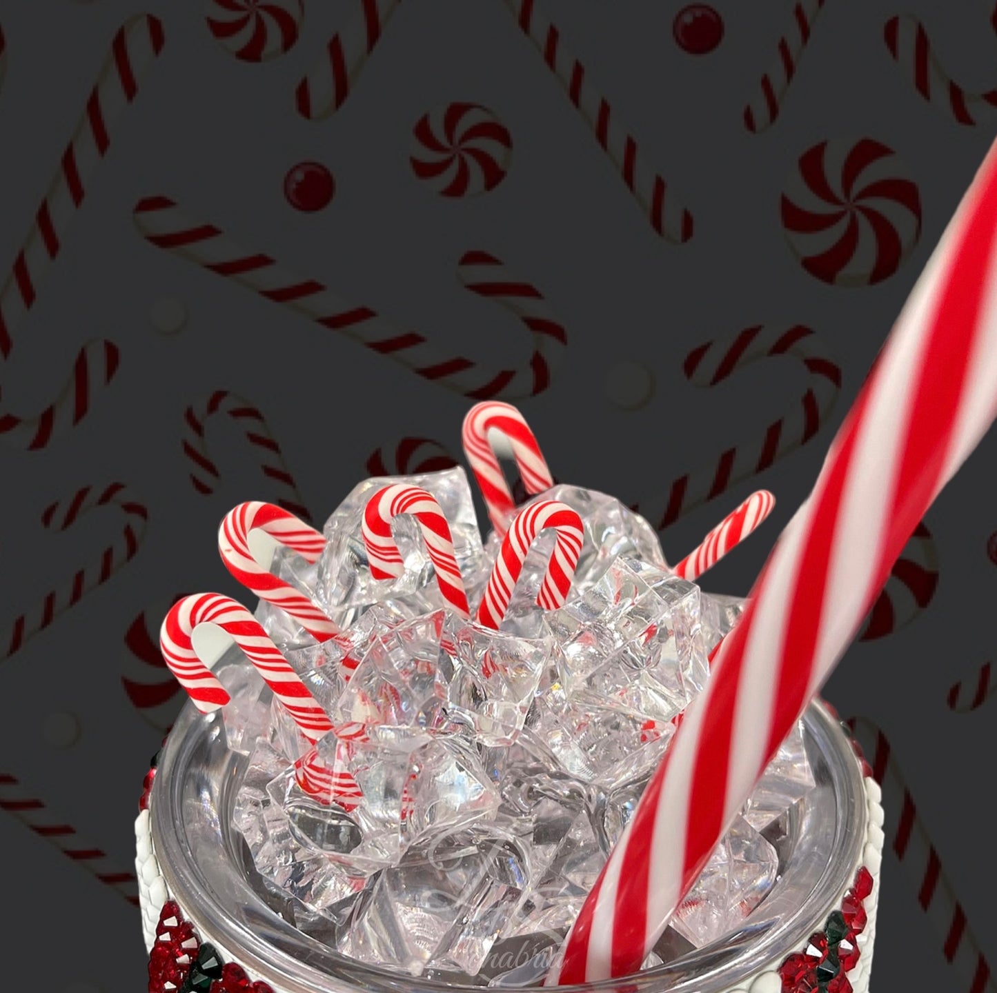 Candy Cane Lane Cocktail Tumbler