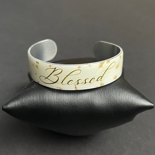 Blessed Cuff Bracelet (White)