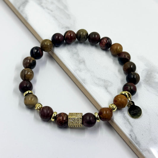 Red Creek Pavé Gemstone Bracelet