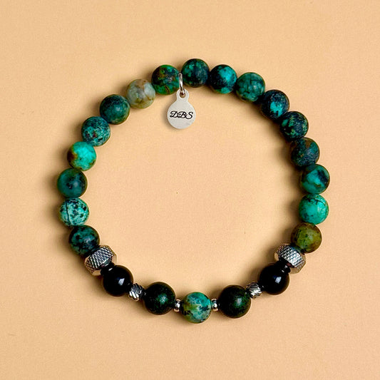 African Turquoise Gemstone Bracelet