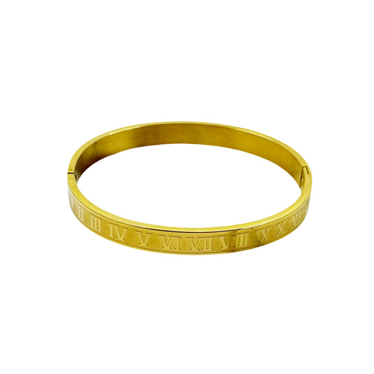 Roman Numeral Bracelet (Gold)