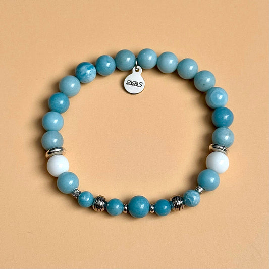 Larimar Jade Gemstone Bracelet