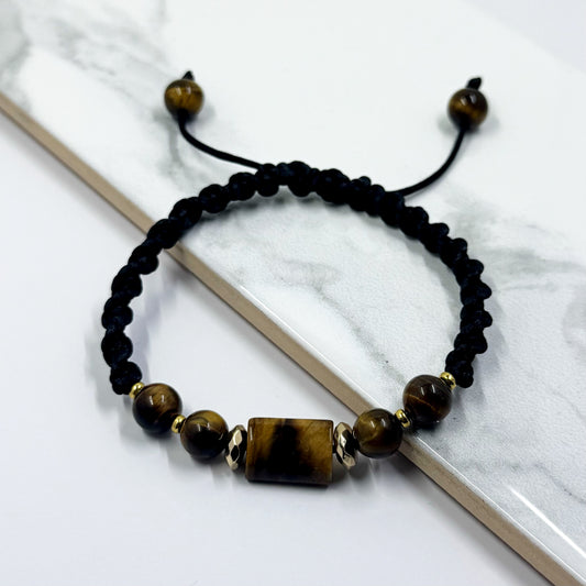 Tiger Eye Shamballa Bracelet