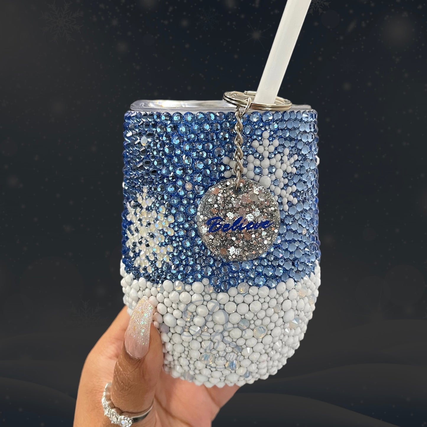 Let It Snow Cocktail Tumbler