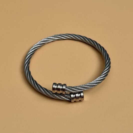 Silver Rope Bracelet
