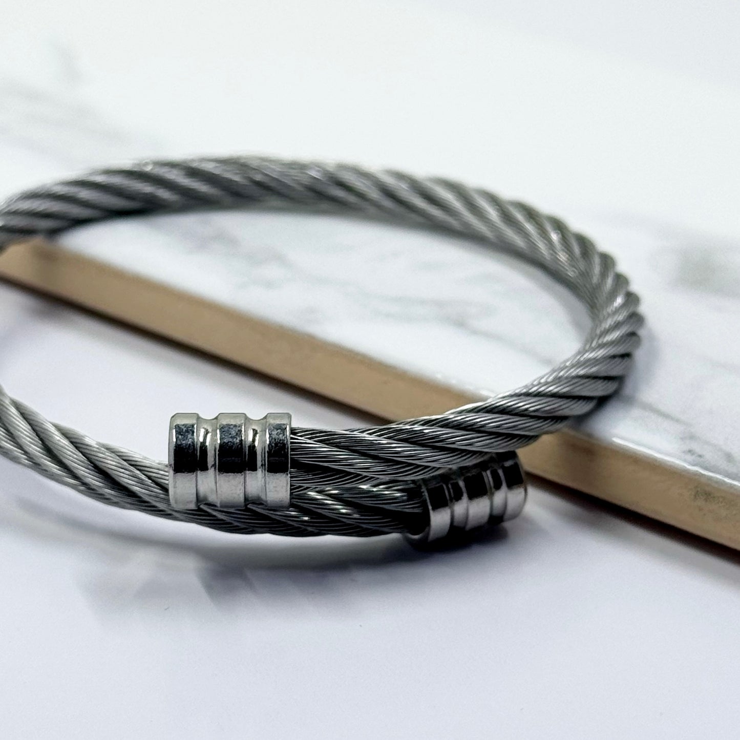 Silver Rope Bracelet