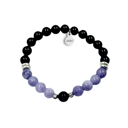 Lavender Chalcedony- Balance Gemstone Bracelet