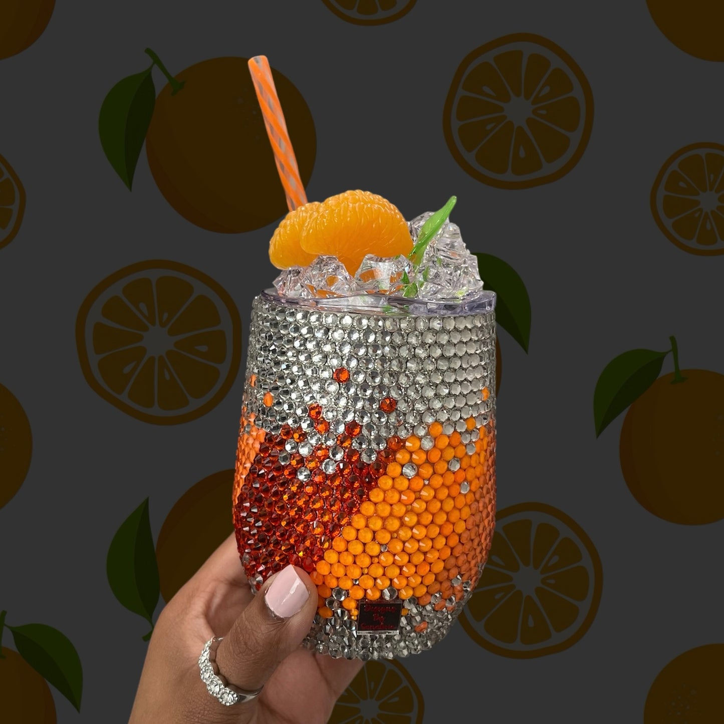 Orange Zest Cocktail Tumbler