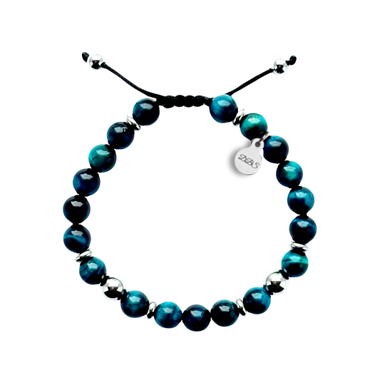 Blue Peacock Shamballa Bracelet