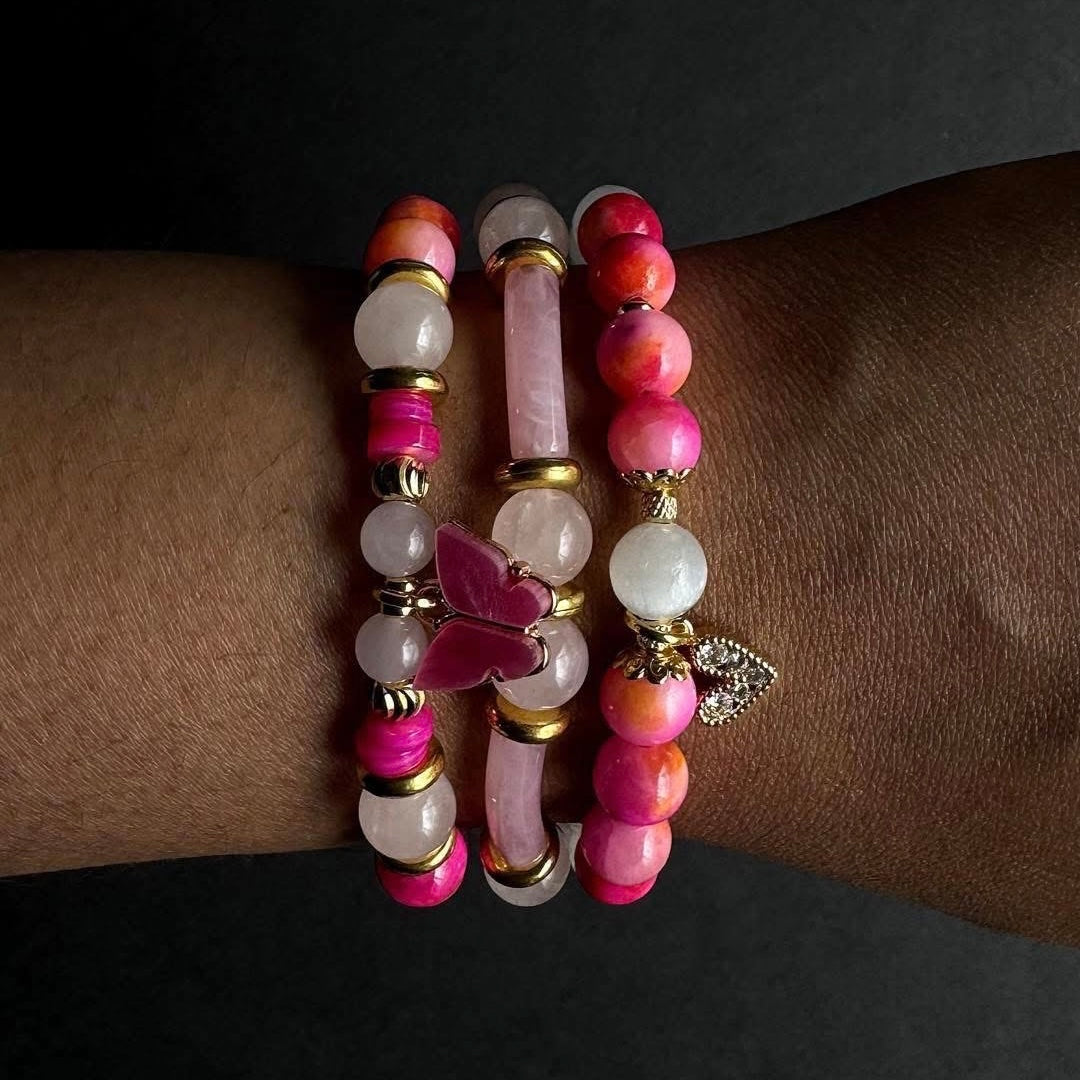 Mariposa Gemstone Charm Bracelet